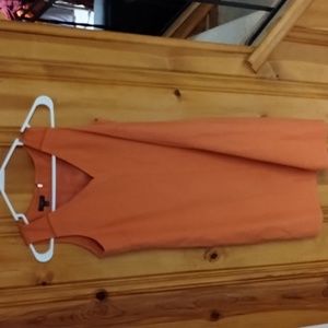 Talbots size 4 orange dress